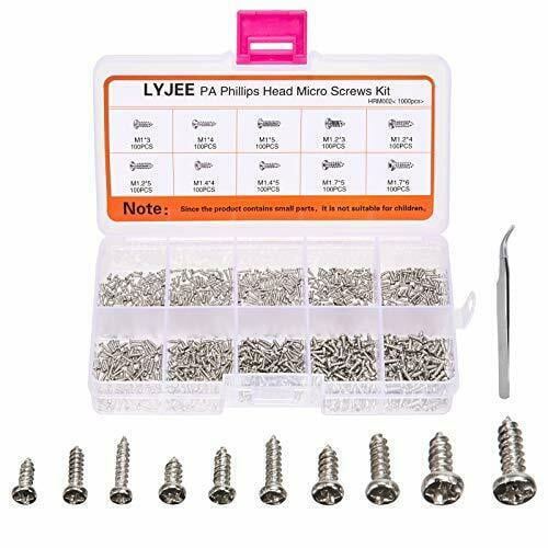 1000x/set Screws Nuts Assortment Kit Accessories For Glasses Electronics Useful 